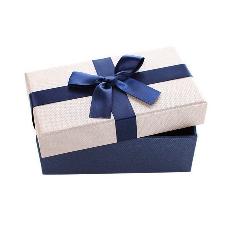 Diseño personalizado de la caja de regalo de papel reciclado de lujo Diseño personalizado